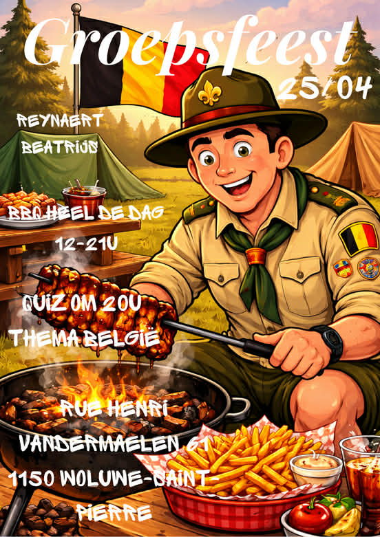 Poster Groepsfeest 2026